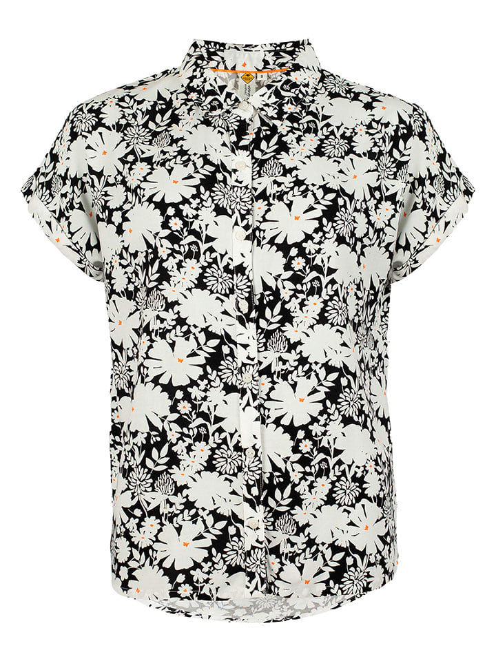 Roadsign Bluzka w kolorze biało-czarnym rozmiar: S