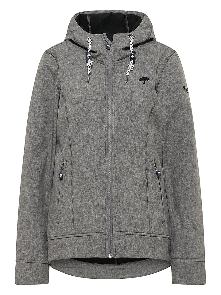 Schmuddelwedda Kurtka softshellowa w kolorze szarym rozmiar: XS