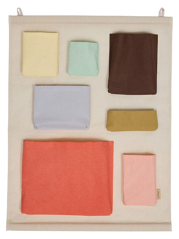 OYOY mini Organizer w kolorze beżowym - 55 x 38 cm rozmiar: onesize