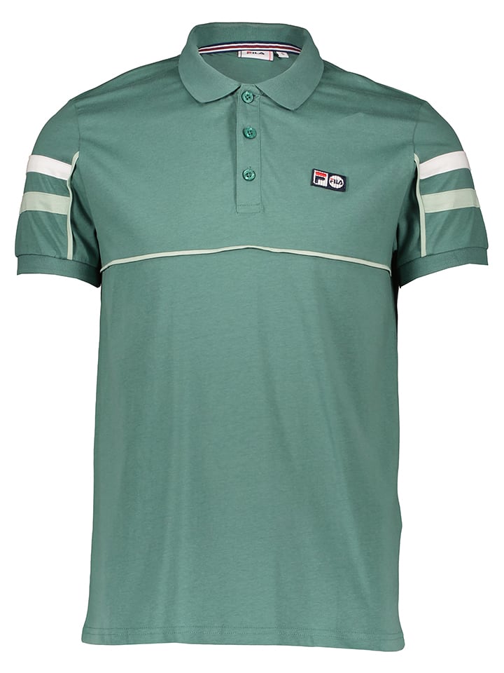 Fila Koszulka polo w kolorze zielonym rozmiar: XS