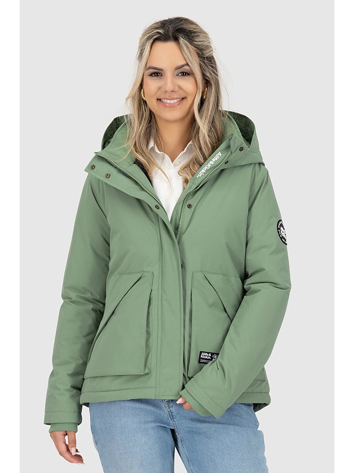 alife and kickin Kurtka zimowa "NaomiAK" w kolorze zielonym rozmiar: L