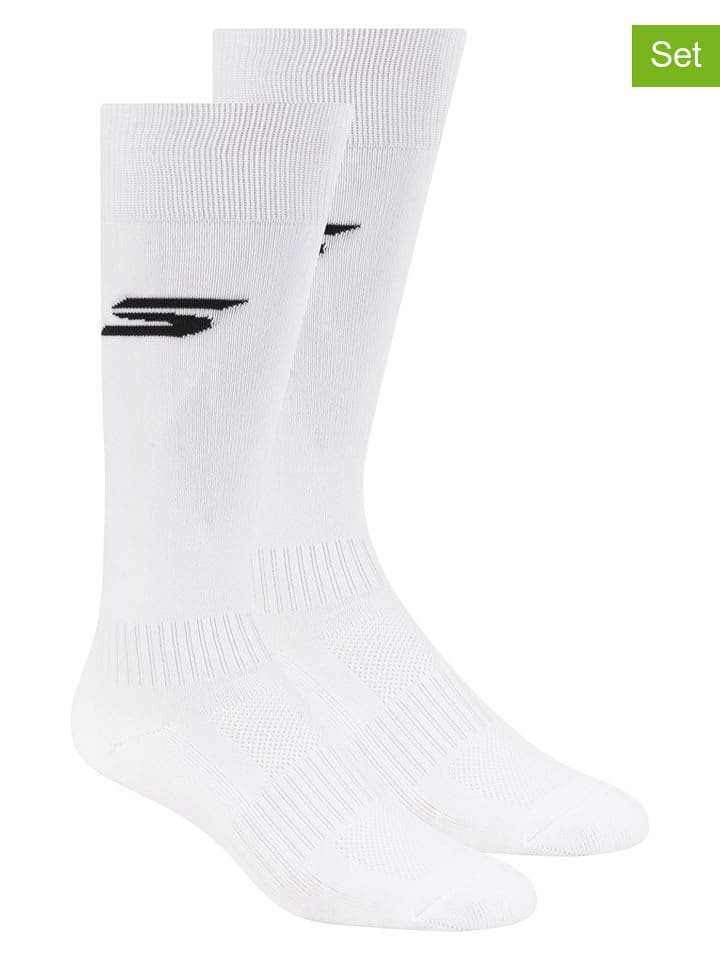 Skechers Skarpety (2 pary) w kolorze białym rozmiar: 43-46