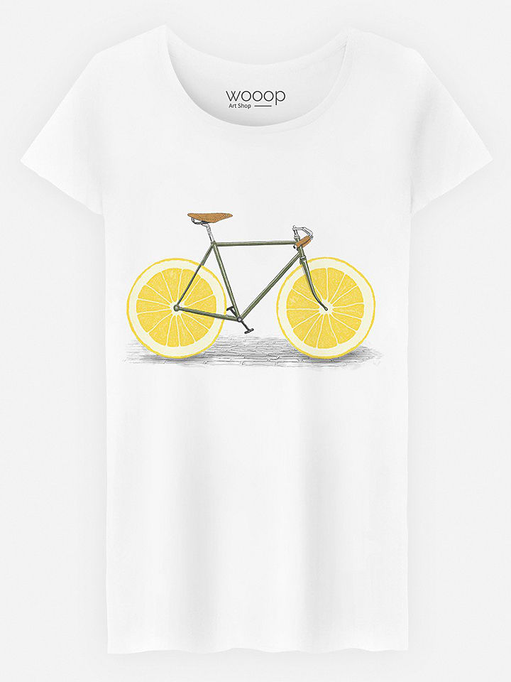 WOOOP Koszulka "Zest" w kolorze białym rozmiar: L