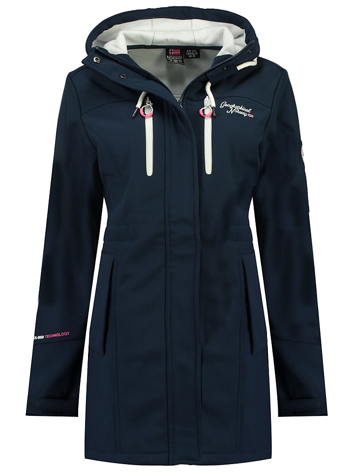 Geographical Norway Kurtka softshellowa "Tocean" w kolorze granatowym rozmiar: M
