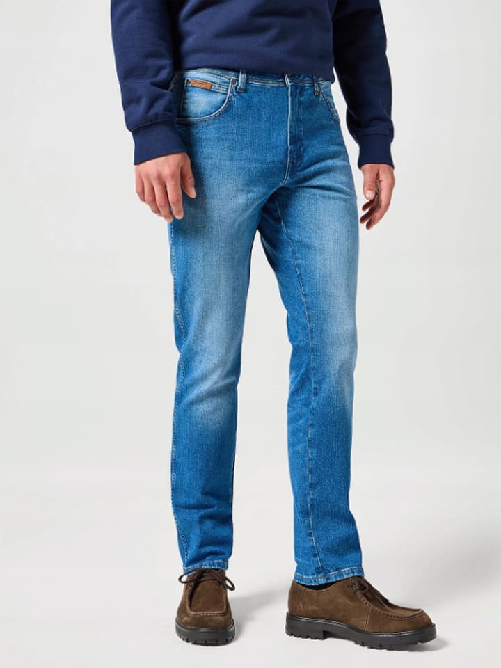 Wrangler Dżinsy - Regular fit - w kolorze błękitnym rozmiar: W40/L34