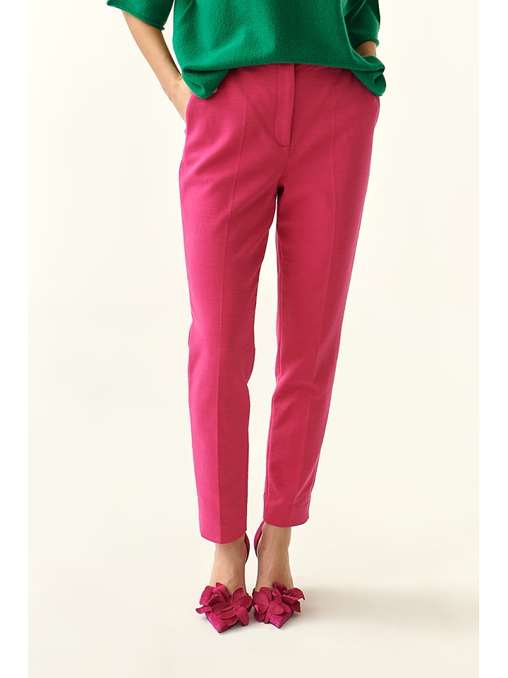 TATUUM Spodnie w kolorze różowym rozmiar: 40