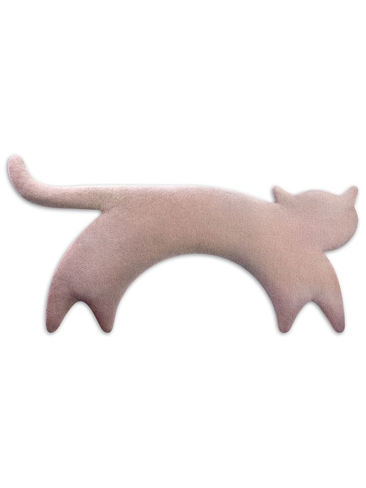 Leschi Poduszka w kolorze jasnoróżowym z organicznymi ziarnami na kark i ramiona rozmiar: onesize