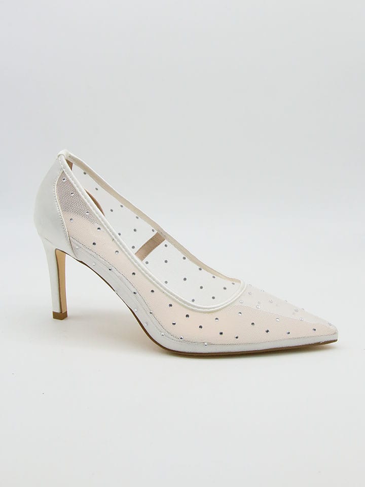 Bellucci Czółenka w kolorze białym rozmiar: 40