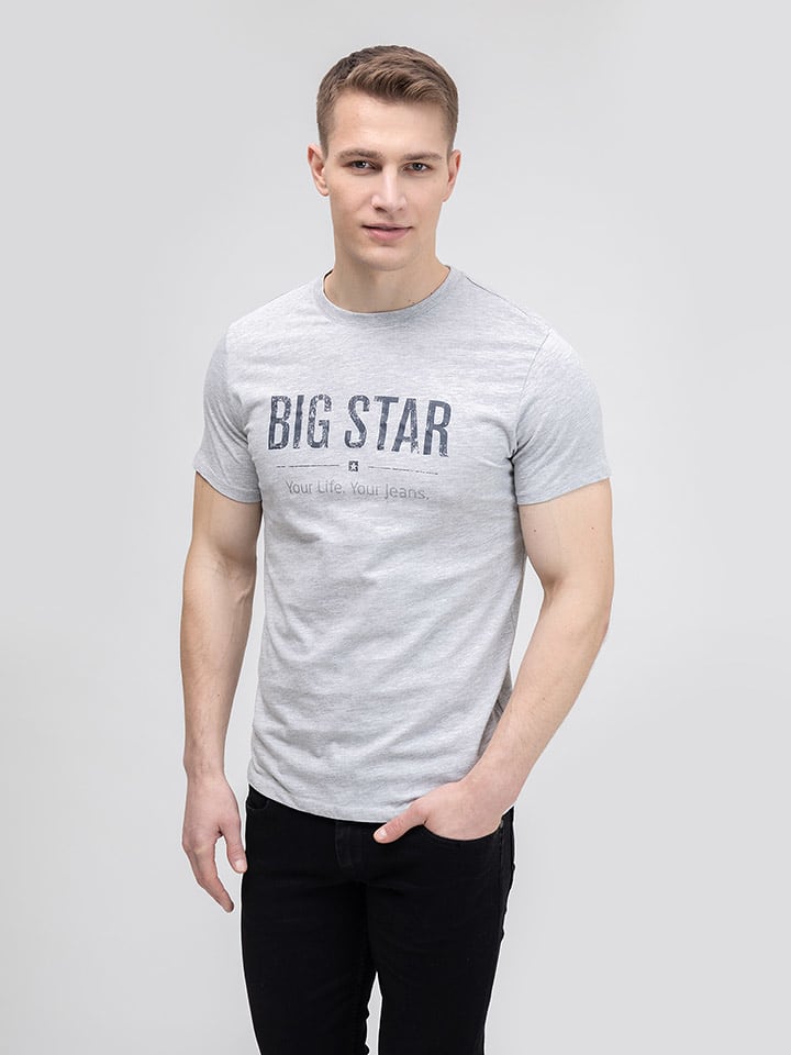 BIG STAR Koszulka w kolorze szarym rozmiar: S