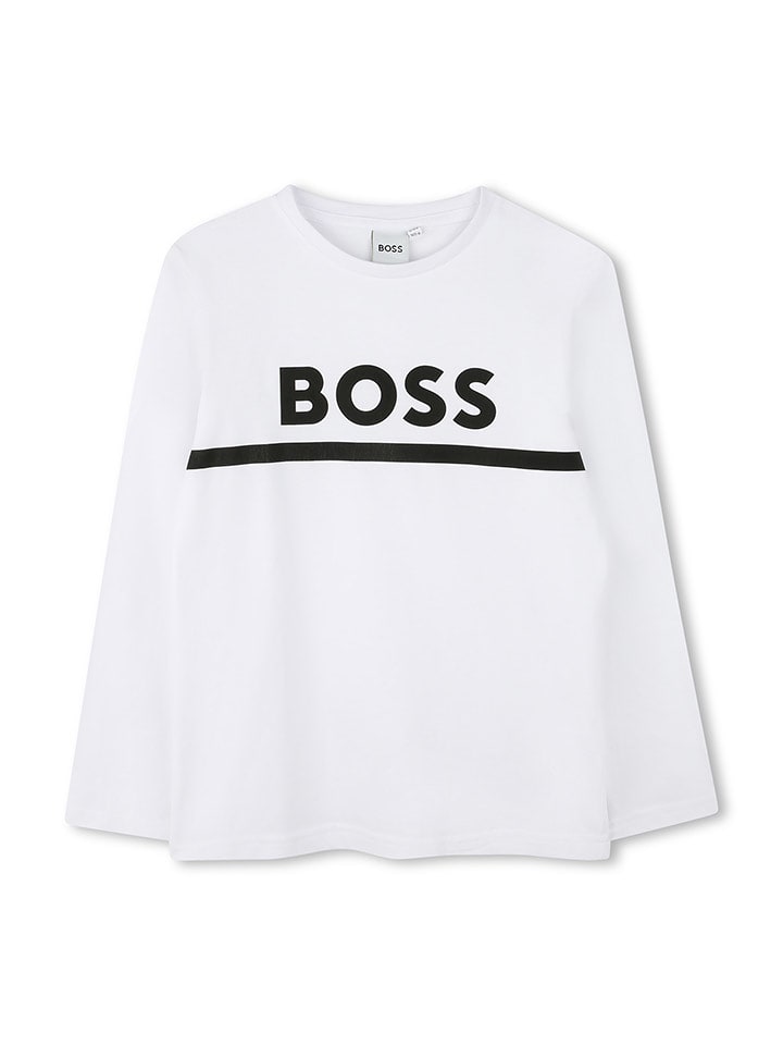 Hugo Boss Kids Koszulka w kolorze białym rozmiar: 152