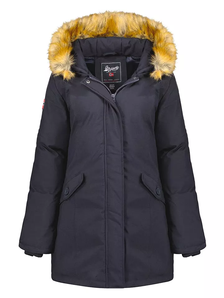 Geographical Norway Parka "Dinasty" w kolorze granatowym rozmiar: 128