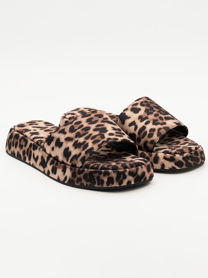 Bellucci Klapki w kolorze beżowo-brązowym rozmiar: 40