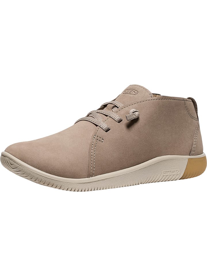 Keen Skórzane sneakersy "KNX Chukka" w kolorze szarobrązowym rozmiar: 41