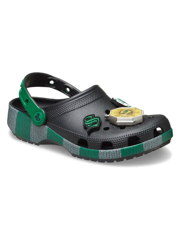 Crocs Chodaki "Slytherin" w kolorze czarno-zielonym rozmiar: 37/38