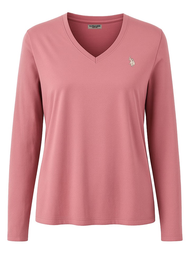 U.S. Polo Assn. Koszulka w kolorze jasnoróżowym rozmiar: M