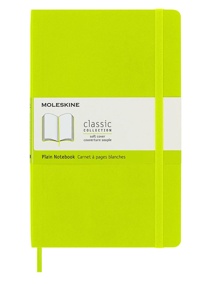Moleskine Notatnik w kolorze limonkowym - 13 x 21 cm rozmiar: onesize