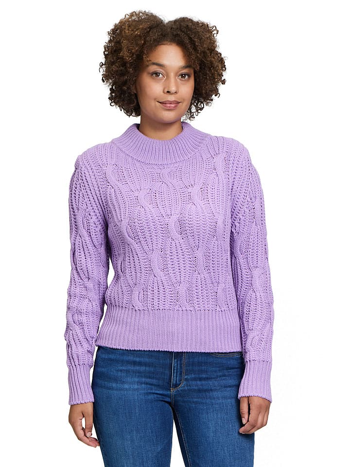 BETTY & CO Sweter w kolorze lawendowym rozmiar: 46