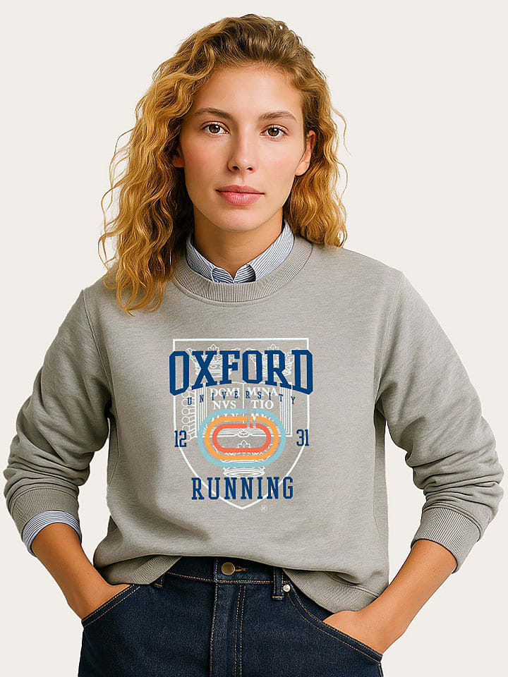 WOOOP Bluza "Oxford Universite Running" w kolorze szarym rozmiar: XXL