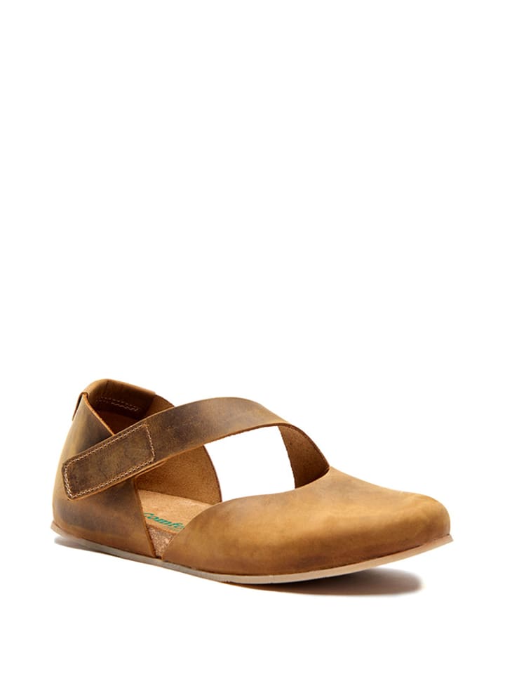 Comfortfusse Skórzane baleriny w kolorze jasnobrązowym rozmiar: 42