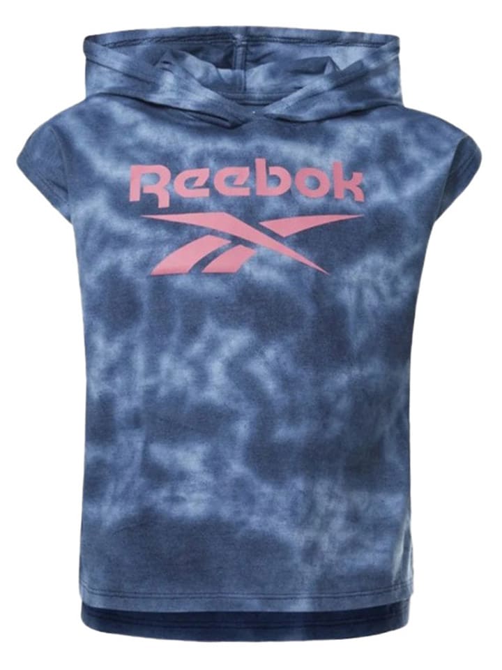 Reebok Bezrękawnik w kolorze niebiesko-jasnoróżowym rozmiar: M