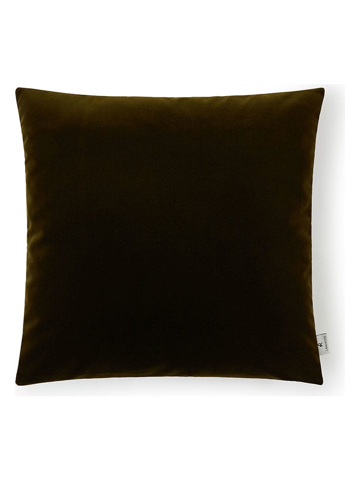 Lanerossi Poduszka "Riva" w kolorze ciemnozielonym - 50 x 50 cm rozmiar: onesize