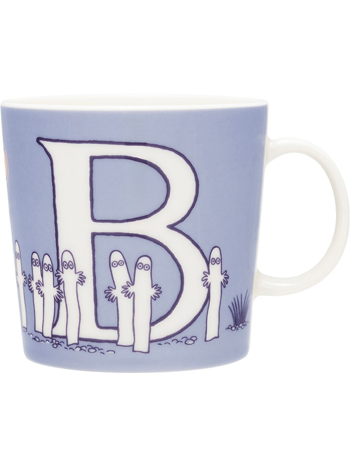 Moomin Kubek jumbo "B" w kolorze niebieskoszarym - 400 ml rozmiar: onesize
