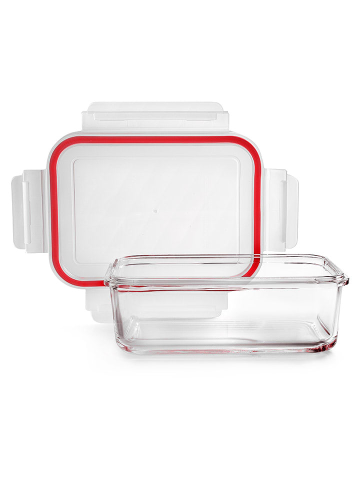 Ibili Pojemnik w kolorze czerwonym na żywność - 900 ml rozmiar: onesize