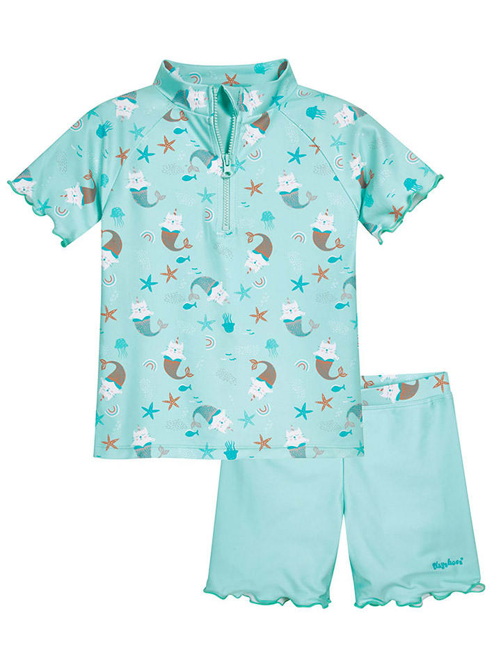 Playshoes 2-częściowy zestaw kąpielowy w kolorze turkusowym rozmiar: 86/92