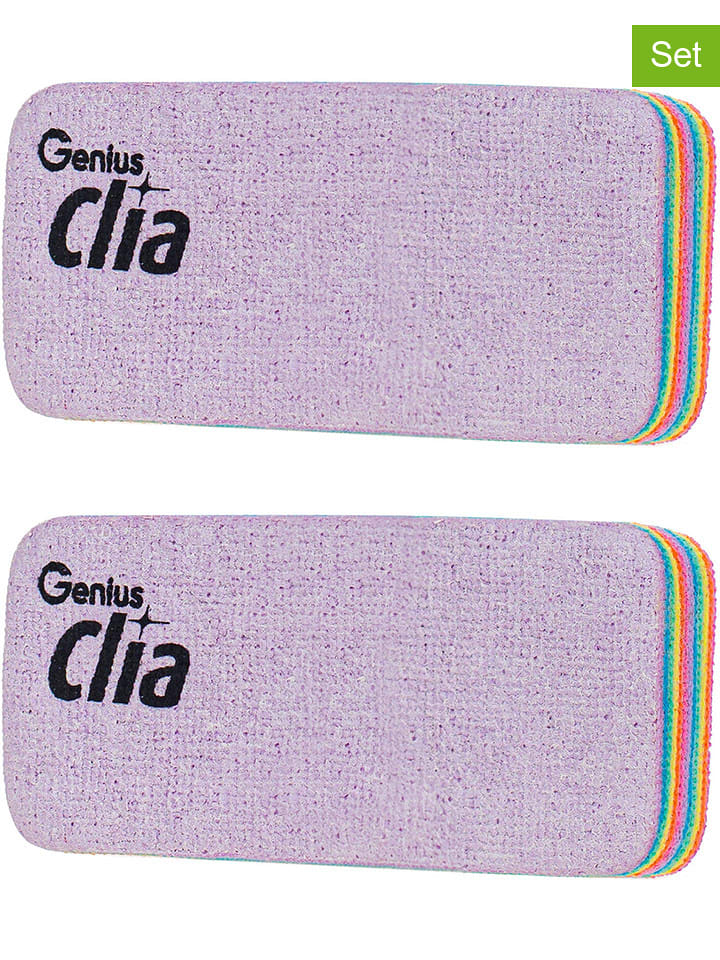 Clia Gąbki (2 szt.) w różnych kolorach do czyszczenia - dł. 16,5 cm rozmiar: onesize