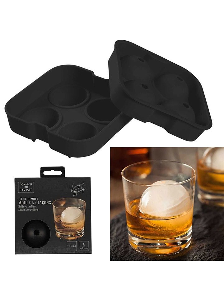 Garden Spirit Foremka w kolorze czarnym do kostek lodu - 12,5 x 5 x 12 cm rozmiar: onesize