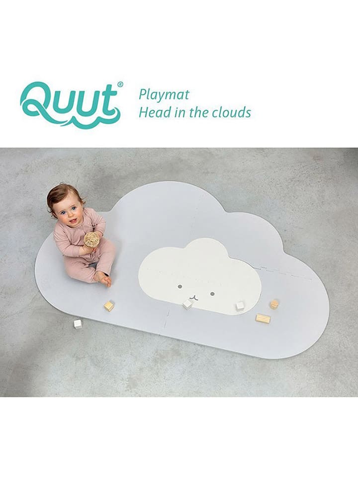 Quut Mata podłogowa "Chmurka Playmat Pearl Grey" do zabawy - 0+ rozmiar: onesize
