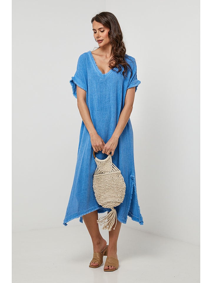 Lin Passion Sukienka w kolorze niebieskim rozmiar: 36/38