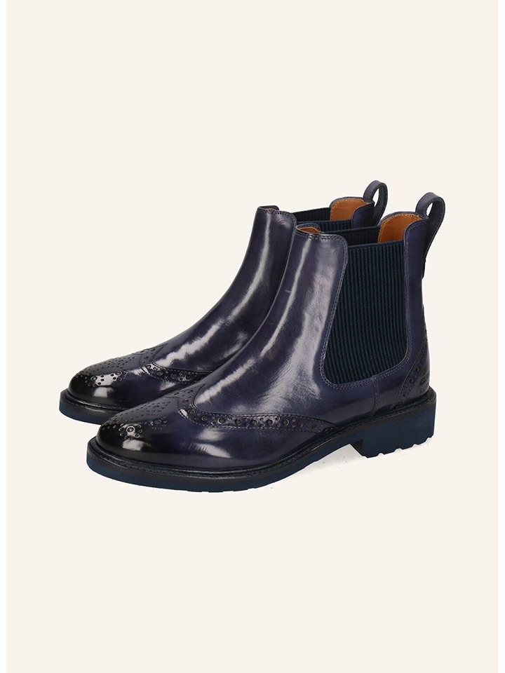 MELVIN & HAMILTON Skórzane sztyblety "Selina 29" w kolorze niebieskim rozmiar: 39