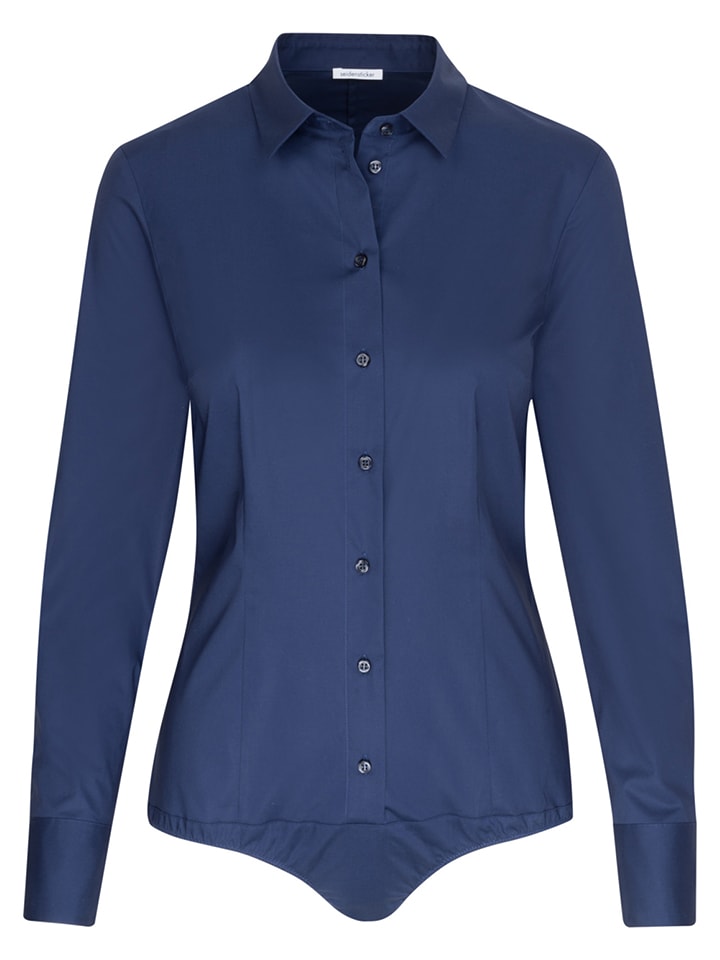 Seidensticker Bluzka-body w kolorze granatowym rozmiar: 40