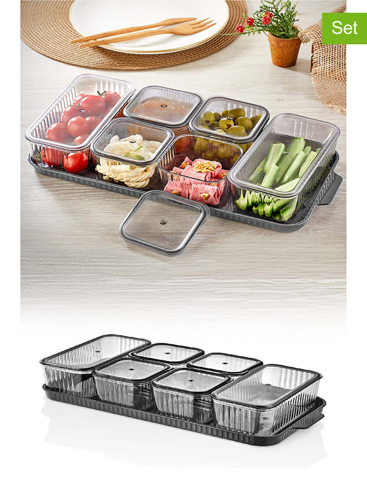 Violeta Home 13-częściowy zestaw w kolorze antracytowym rozmiar: onesize