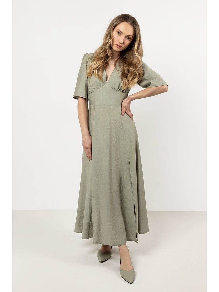 Awama Sukienka w kolorze jasnozielonym rozmiar: XL