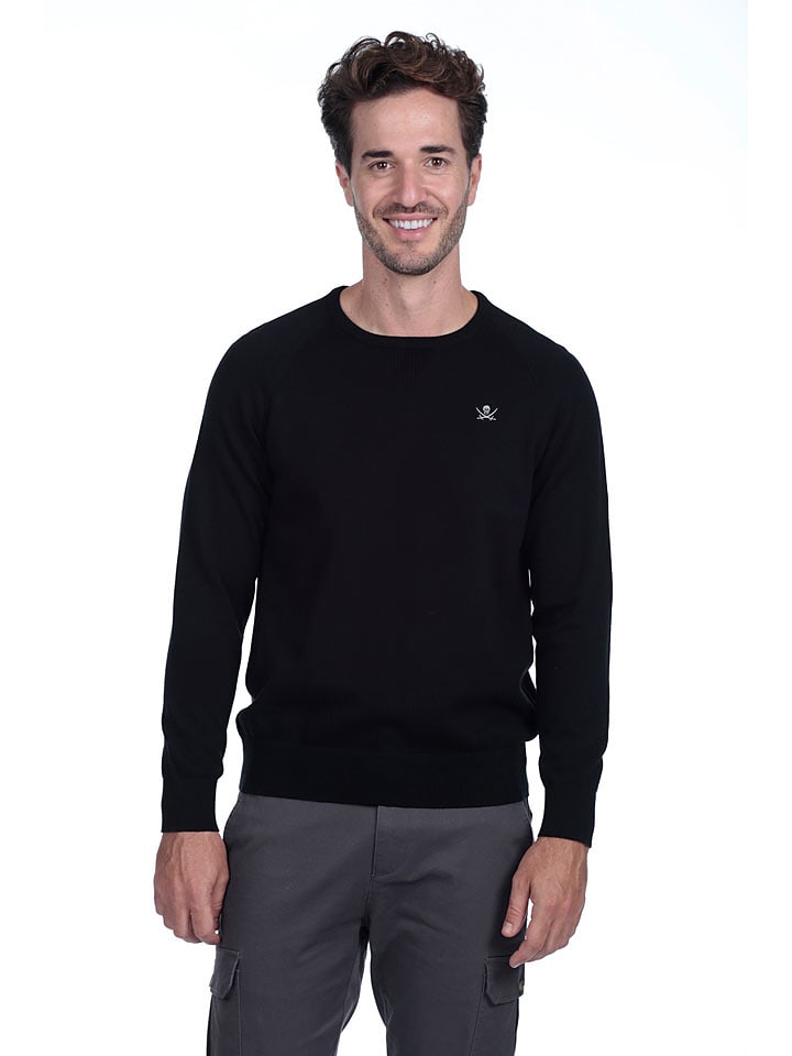 The Time of Bocha Sweter "Corner" w kolorze czarnym rozmiar: XL