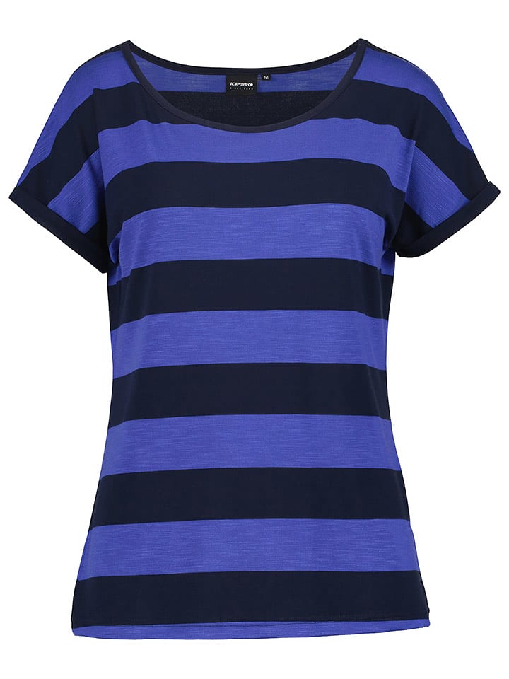 Icepeak Koszulka "Aleda" w kolorze niebiesko-granatowym rozmiar: L