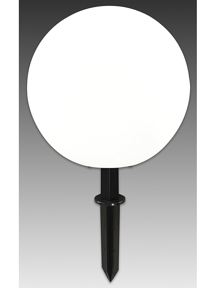 näve Lampa ogrodowa w kolorze biało-czarnym - wys. 63,5 cm rozmiar: onesize