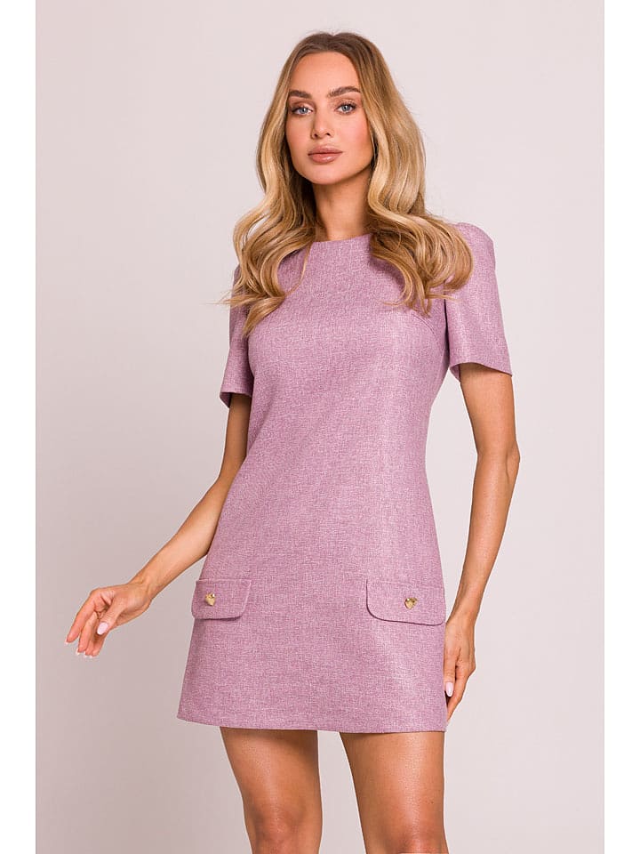 made of emotion Sukienka w kolorze jasnoróżowym rozmiar: XL