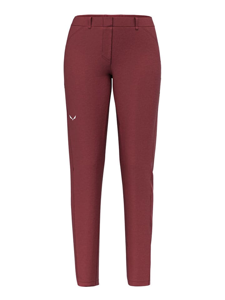 Salewa Spodnie funkcyjne "Lavaredo" w kolorze czerwonym rozmiar: 38