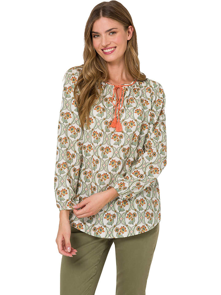 Heine Bluzka w kolorze zielono-kremowym rozmiar: 40