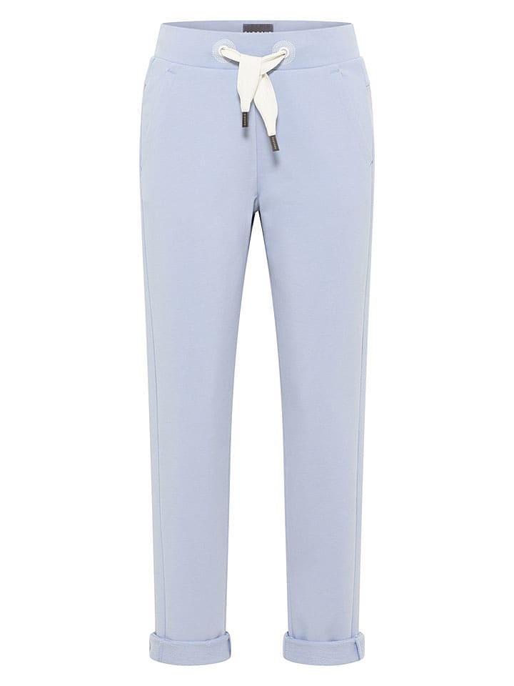 ELBSAND Spodnie dresowe "Brinja" w kolorze błękitnym rozmiar: M