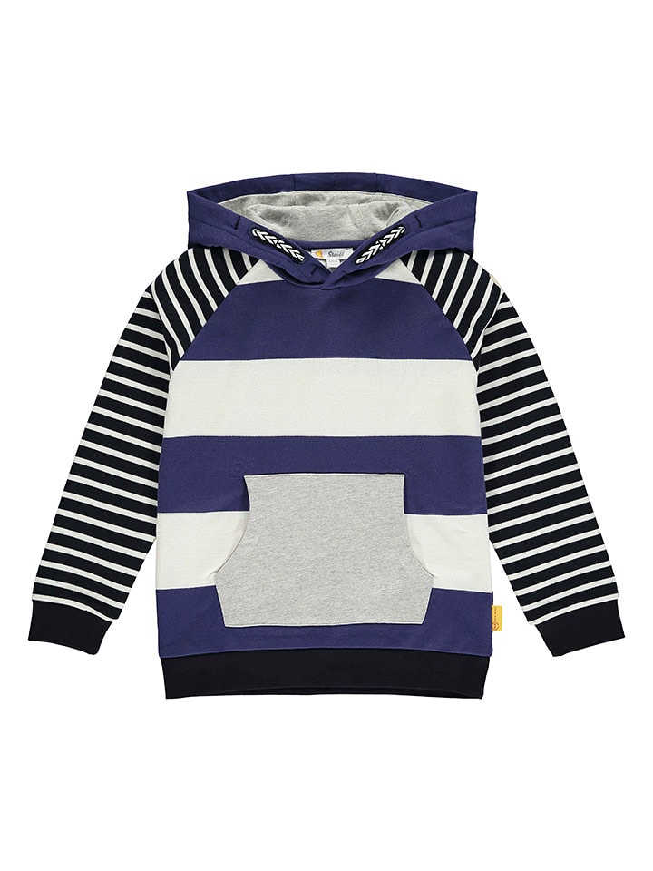 Steiff Bluza w kolorze granatowo-kremowym rozmiar: 98