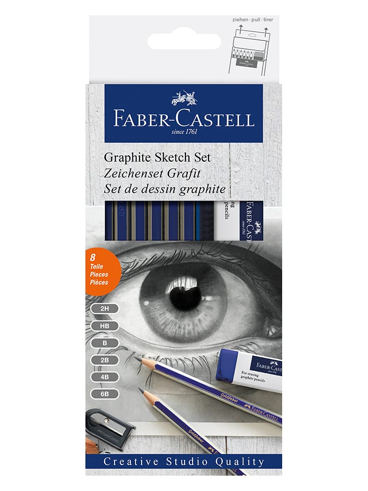 Faber-Castell 8-częściowy zestaw "Grafit" rozmiar: onesize