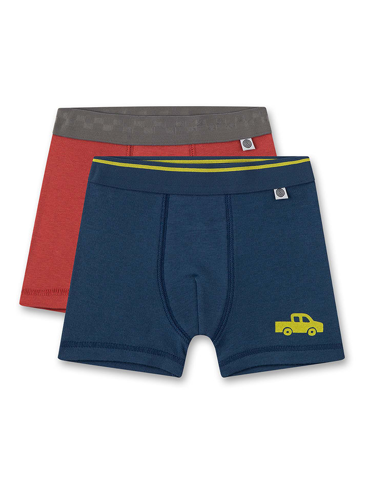 Sanetta Bokserki (2 pary) w kolorze granatowo-czerwonym rozmiar: 116