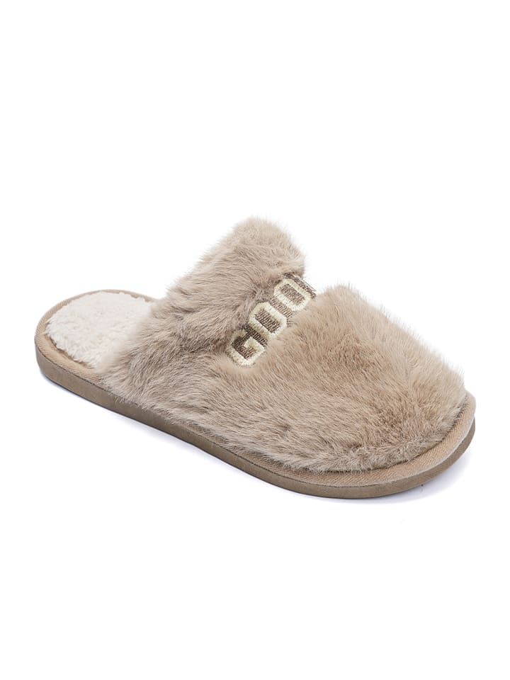 Confly Kapcie w kolorze jasnobrązowym rozmiar: 37