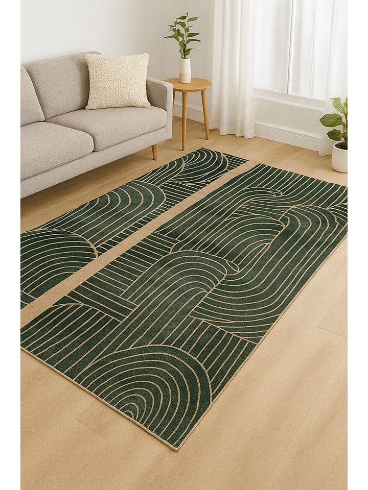 Mioli Dywan w kolorze zielonym rozmiar: 120x180 cm