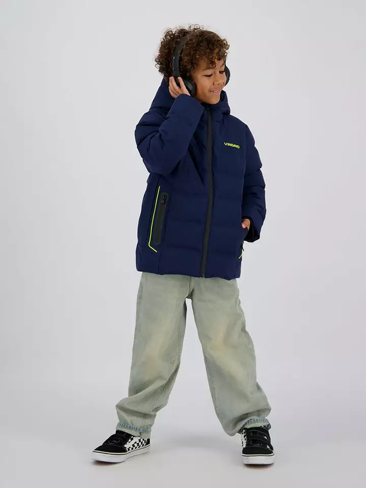 Vingino Kurtka zimowa "Take" w kolorze granatowym rozmiar: 116