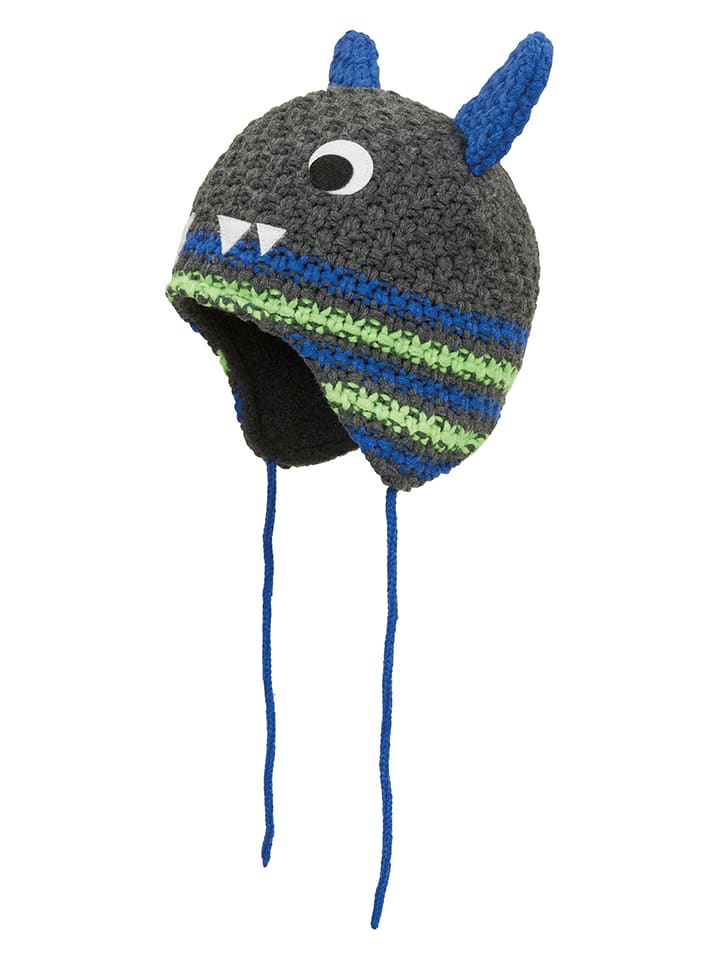 Döll Dzianinowa czapkaw kolorze antracytowym rozmiar: 47 cm